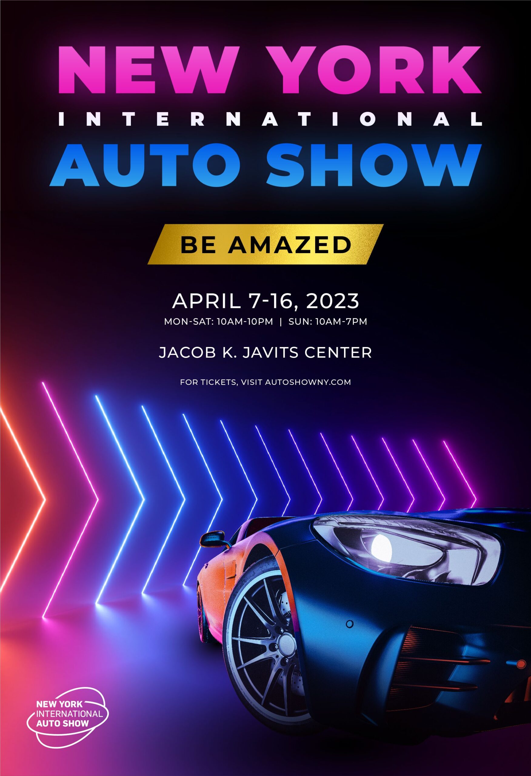 2023 Auto Show Poster Unveiled New York International Auto Show