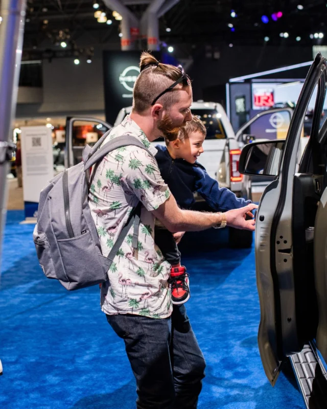 Happy Father’s Day to all the car loving dads out there! 🚗💙 Thank you for passing down your passion, knowledge, and love for the road — and for making the #NYIAS a family tradition for generations to come.