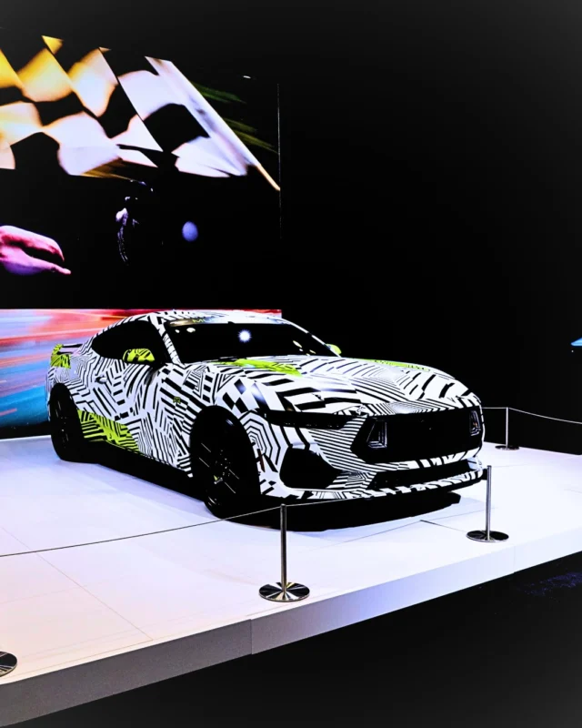 We’re still dreaming about the Mustang RTR from the 2025 #NYIAS. This co-created beast from @Ford and Vaughn Gittin Jr.’s @rtrvehicles team takes Mustang performance to the next level, borrowing parts from the Dark Horse, adding Brembo brakes, and sport suspension. Wrapped in signature RTR styling, it’s aggressive, track-inspired, and built to turn heads. 🔥🏎️

Swipe ➡️ to check out the details!