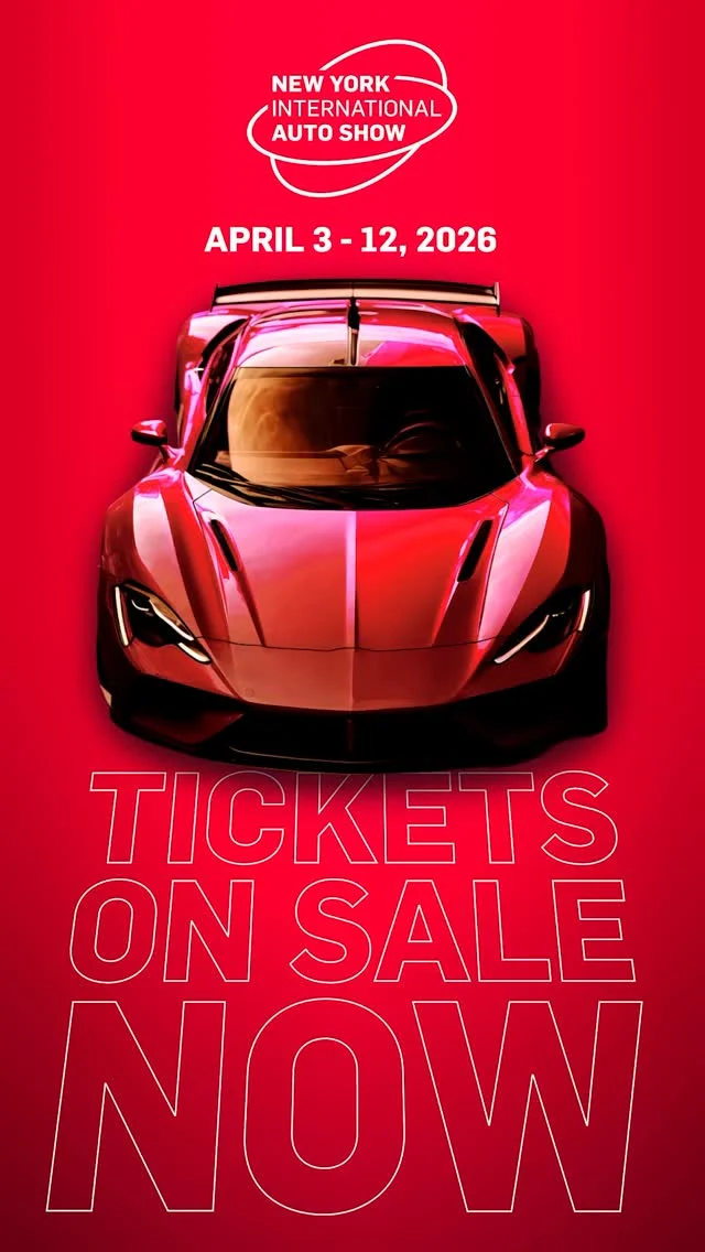 It’s official — tickets for the 2026 New York Auto Show are ON SALE!

📅 April 3-12, 2026
🎟️ Grab your tickets now: link in bio