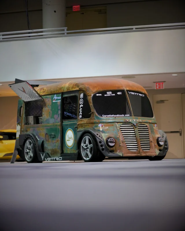 Who remembers The Vettro? 👀 A 1952 food truck with a C8 Corvette underneath. Now chasing a 130 MPH Guinness World Record as the world’s fastest food truck in 2026.

👉 Swipe to see how it came together.